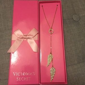 Victoria’s Secret Angel Winged Gold Necklace